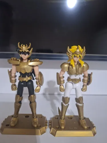 Hyoga e Shiryu dourados Galaxy Blokees