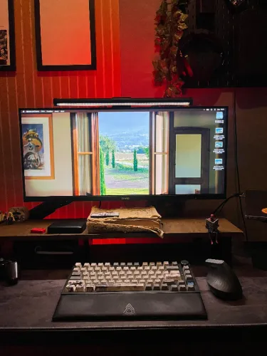 Monitor Zinnia Pegasi Pro Uw29 + Suporte e Lightbar