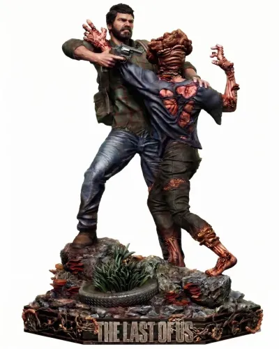 Estátua The Last Of Us Joel Vs Estalador Deluxe - Escala 1/6 (100% Resina)