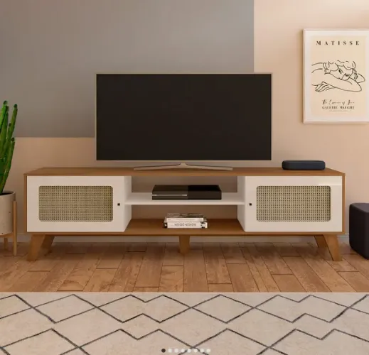 Rack Bancada para TV Charlotte Artely
