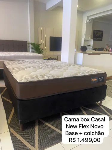 Cama de Casal NEWFLEX SEMINOVA TOP - Entrego!
