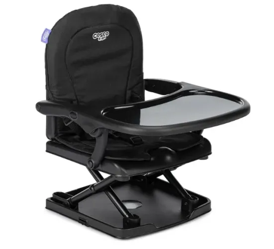 Cadeira de Refeição Portátil Cosco Kids, Pop, Preto