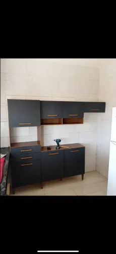 Armário de Cozinha Preto