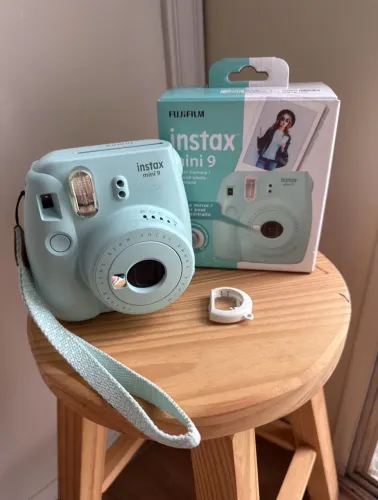 Mini instax 9 azul gelo