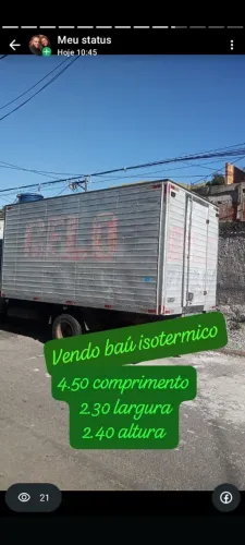 Bau p caminhao 3/4