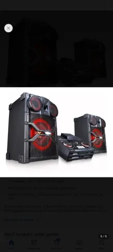 Mini system xBomm LG cm 9740( atenção item usado) Aceito cartão parcelado 