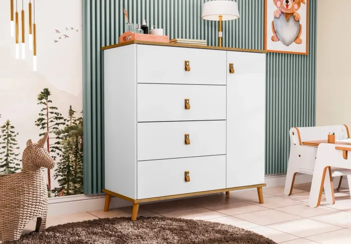 Cômoda Sapateira infantil jujuba Direto da Fábrica