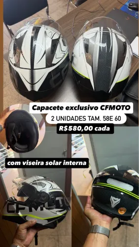 Capacete exclusivo CFMoto
