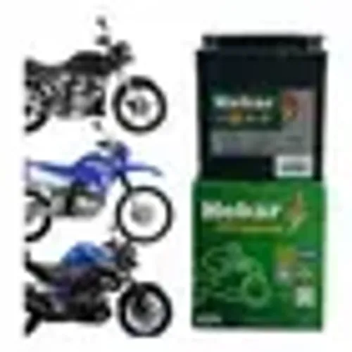 A bateria Heliar HTZ7L (12V / 6Ah) é selada AGM, ideal para motos
