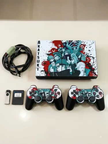 PS2 Slim Destravado + 2 Controles Sem Fio + 10 Jogos (Aceito Ofertas)