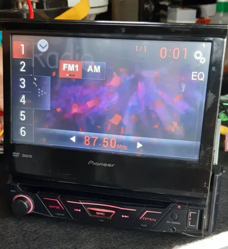 Dvd Pioneer retrátil