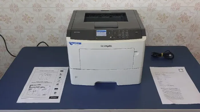Impressora Laser Lexmark Ms610dn Monocromática- Toner- ac. cartão