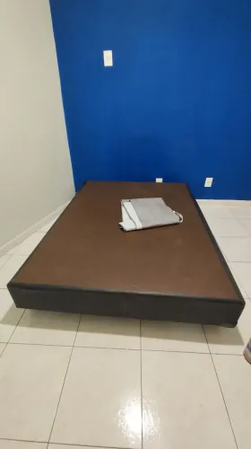 Box casal Ortobom+saia matelada