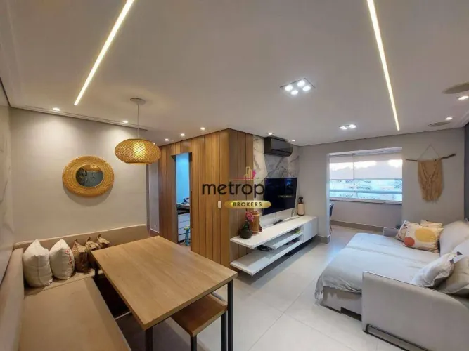 Apartamento com 3 dormitórios à venda, 79 m² por R$ 820.000,00 - Campestre - Santo André/S