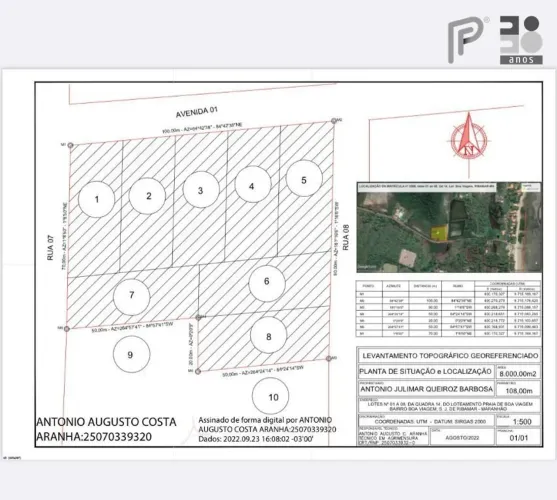 Terreno à venda, 8.000 m² por R$ 287.993,00 - Panaquatira - São José de Ribamar/