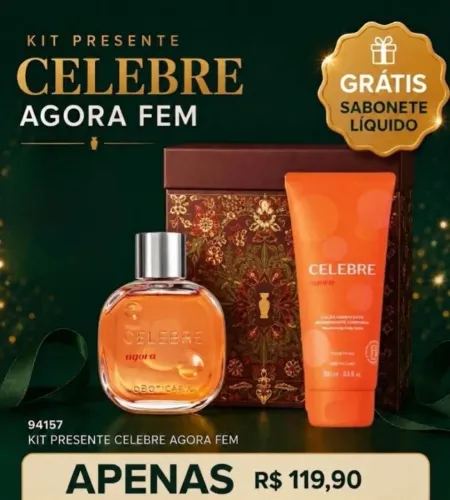 KIT PRESENTEAR CELEBRE FEMININO O BOTICÁRIO 