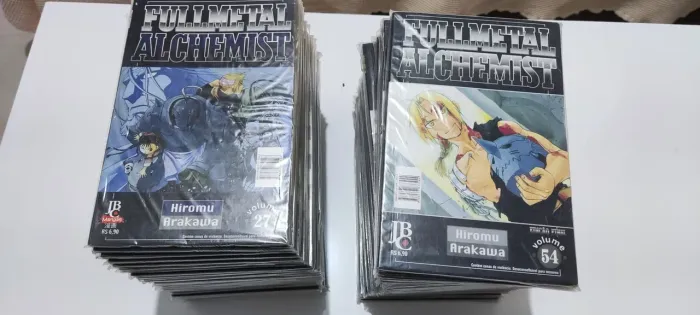 2 Coleções Mangás Fullmetal Alchemist (Versão Meio-Tanko e Especial)