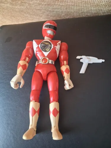 Boneco Power Rangers Vermelho Original Bandai Anos 90 20cm (Usado)