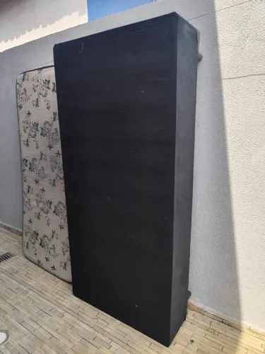 Cama box solteiro com colchão 