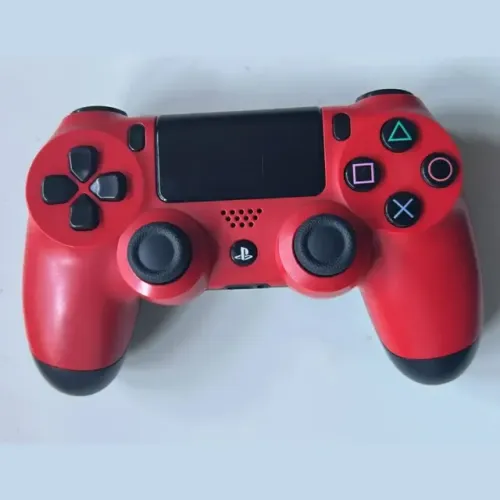 Controle de PS4 Original, Vermelho (Leia a descrição)
