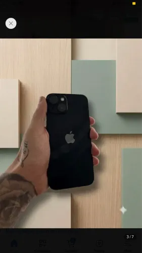 iPhone preto, 128GB
