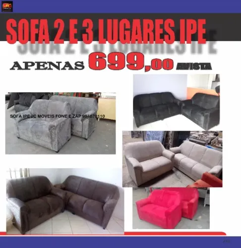sofa 2e 3 lugares ipe
