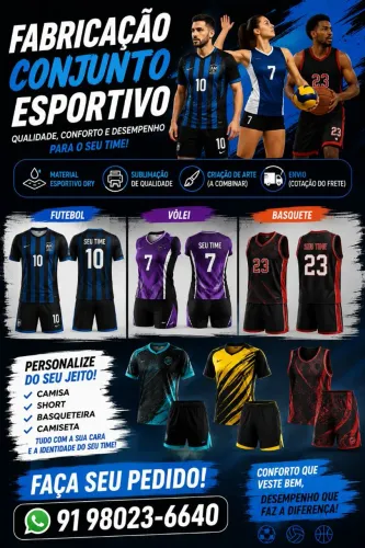 Fabricação Conjunto Esportivo 