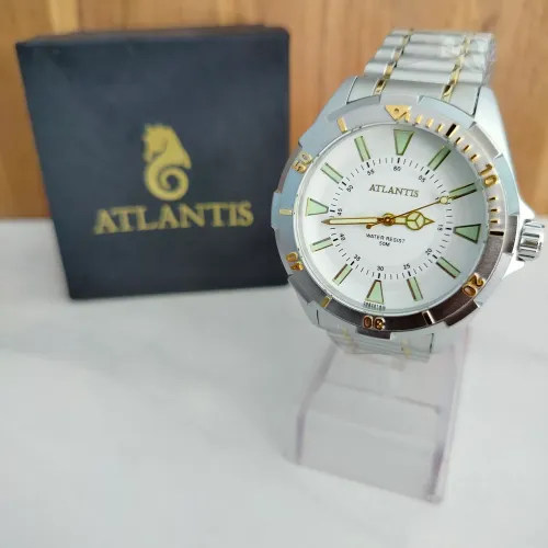 Novo atlantis relógio Mod Technos Catraca giratória robusto