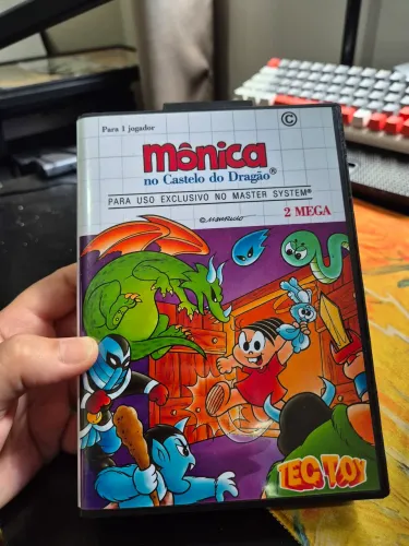 Jogo Reprô Mônica No Castelo Do Dragão Master System