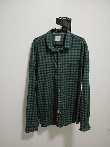 Camisa Xadrez Pineapple verde tamanho 3 