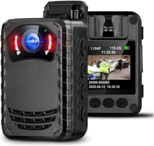 Câmera Corporal Boblov N9 Fhd 1296p Com Visão Noturna