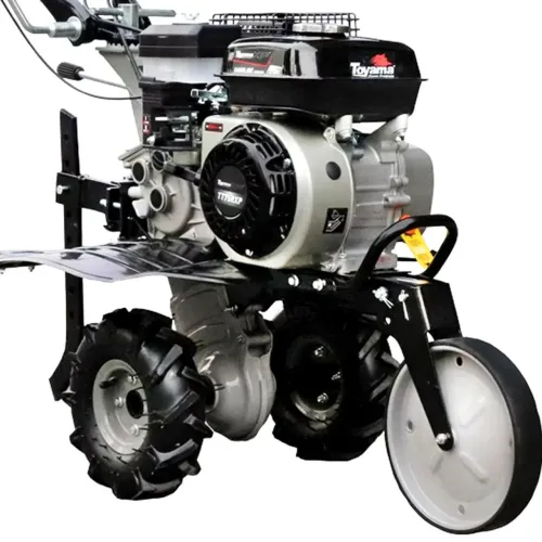 Motocultivador à Gasolina 7,0 HP TT75R-XP com Rodas, Enxadas e Guidão Rotativo TOYAMA