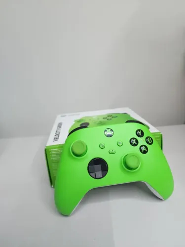 Controle Original Xbox Series S/X Verde Na Caixa - Sem Drift | Entrego