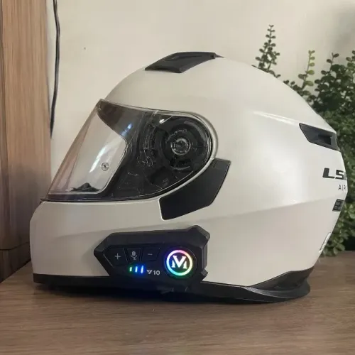 Fone de ouvido Bluetooth Capacete de Moto | Novo na Caixa