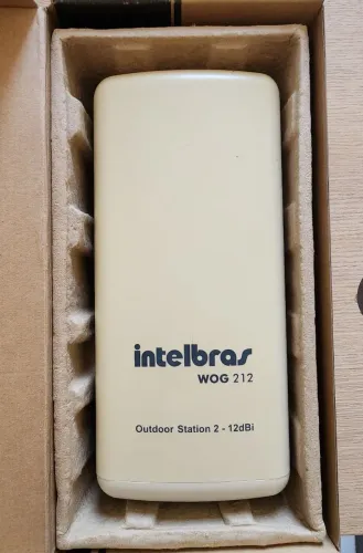 Radio CPE 2,4 GHz 12 dBi Intelbras WOG 212<br>lbra<br>R$ 3