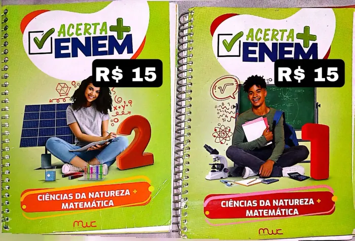 Vendo diversas apostilas para vestibulares