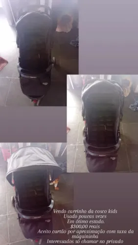 Carrinho de bebe + bebe conforto