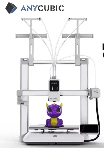 Impressora 3d Anycubic Kobra X na caixa top