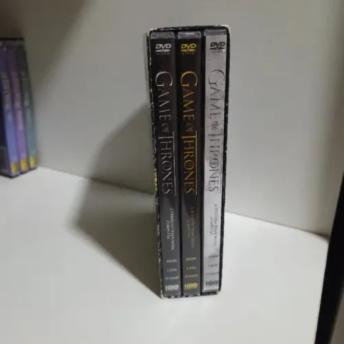 DVD Serie Game of Thrones primeira segunda e terceira temporada completas