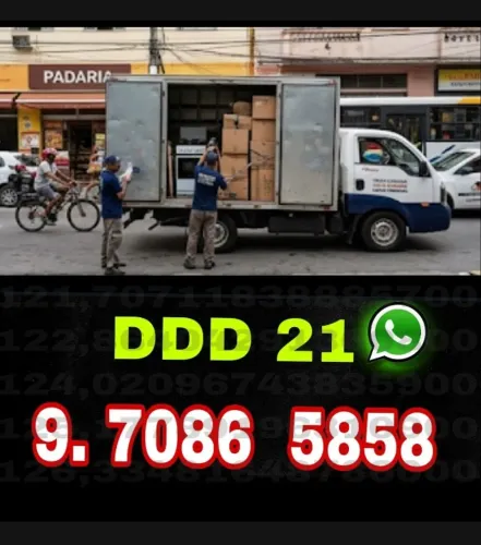 Frete, mudanças e carretos com equipe dedicada