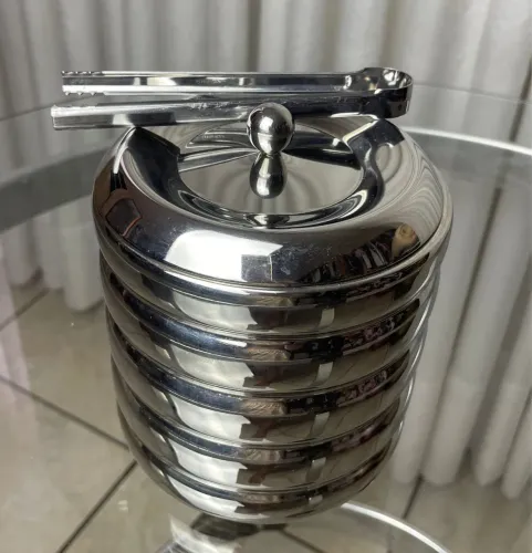 Balde de gelo térmico inox 