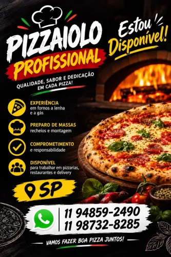 Pizzaiolo disponível