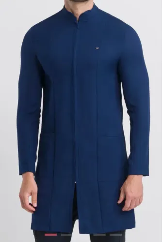 Jaleco Masculino Dra cherrie - Azul Marinho M