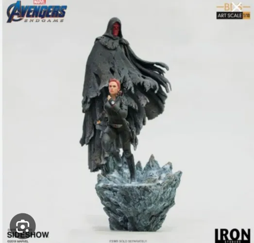 Diorama Black Widow Red Skull Stonekeeper Iron Studios