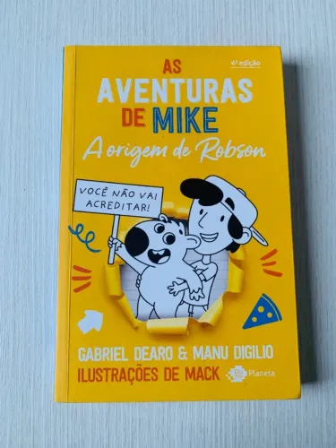 Livro As Aventuras de Mike 4 A Origem de Robson capa mole