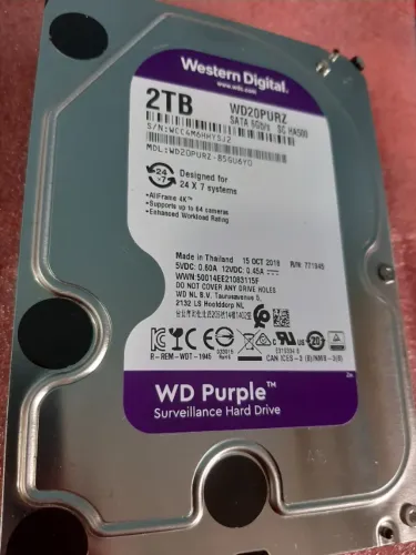 Hd Interno Wd Purple 2Tb Wd20purz Western Digital Purple