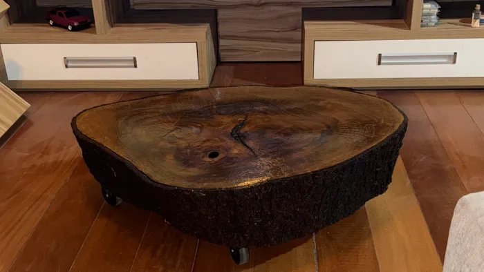 Mesa de centro rustica