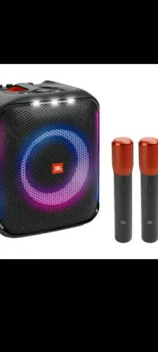 jbl partybox encore 2 original novas com dois microfone