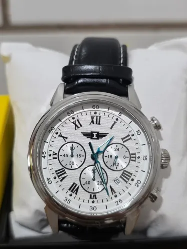 Invicta I Relógio masculino de quartzo de aço inoxidável - 44 mm