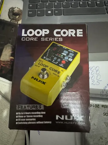 Vendo pedal loop cora, marca NUX, novo na caixa.